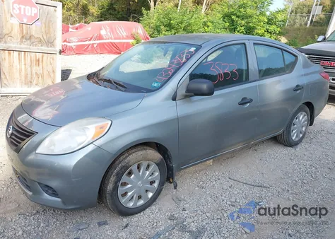 2012 Nissan Versa 1.6 S из США, поврежденный, VIN 3N1CN7AP0CL921423